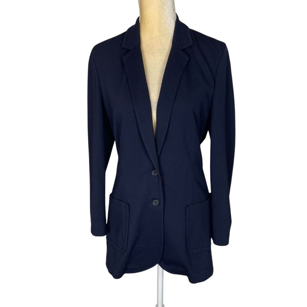 ATM Anthony Thomas Melillo Blazer Jacket Navy‎ Blue Women’s Size Small